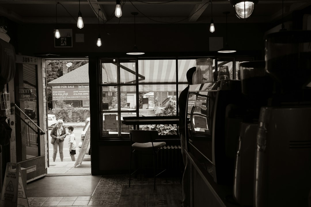 Welcoming restaurant storefront location on a neighborhood street