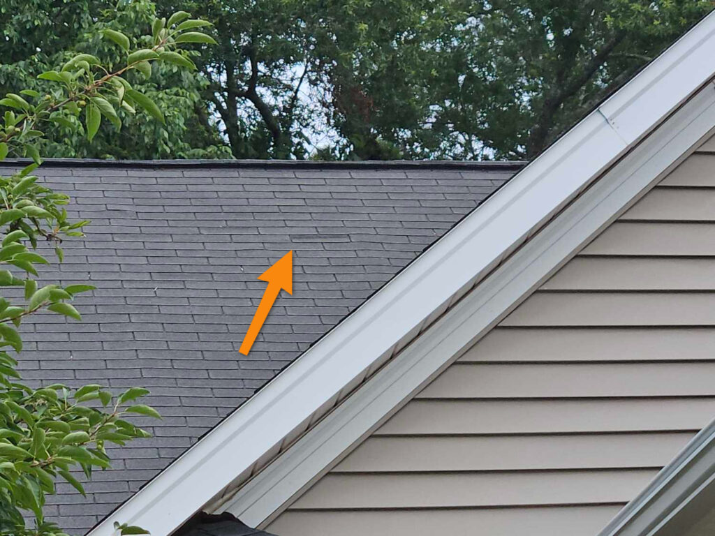 Hail Damage Roof Inspection